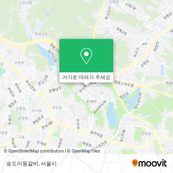 송도이동갈비 지도