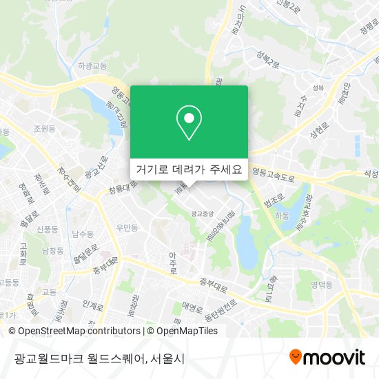 광교월드마크 월드스퀘어 지도