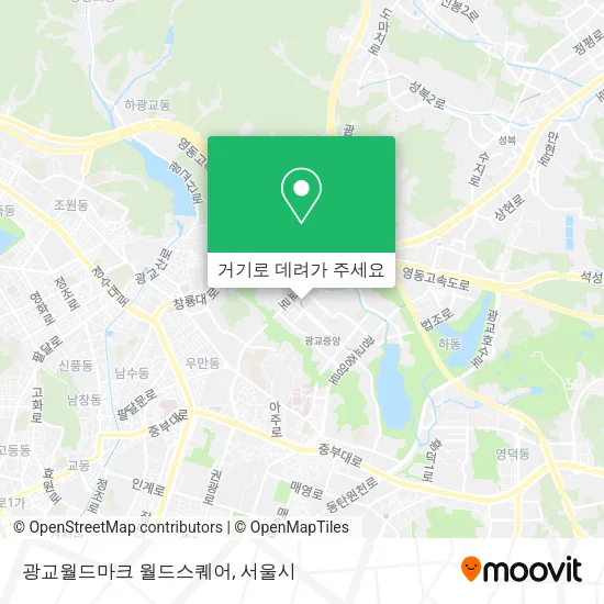 광교월드마크 월드스퀘어 지도