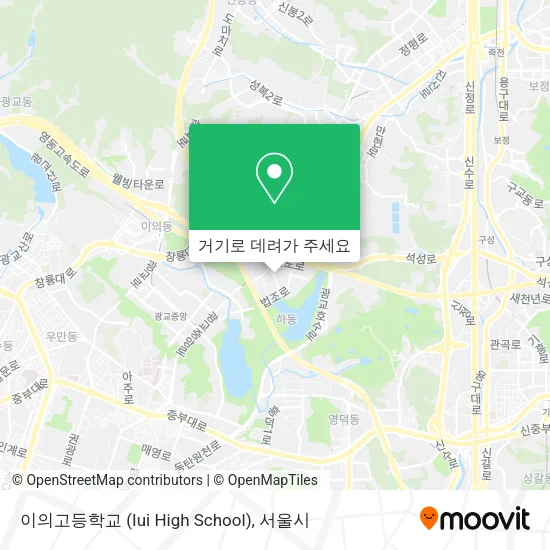 이의고등학교 (Iui High School) 지도