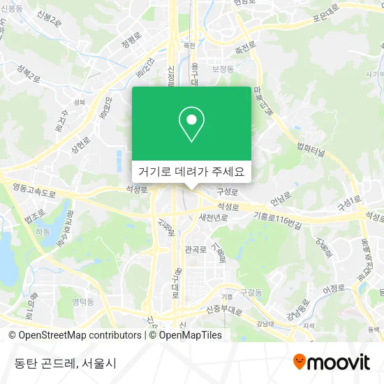 동탄 곤드레 지도