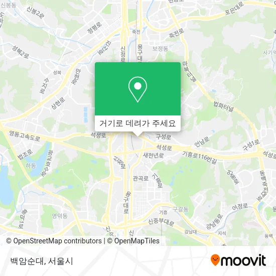 백암순대 지도