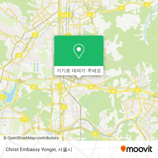 Christ Embassy Yongin 지도