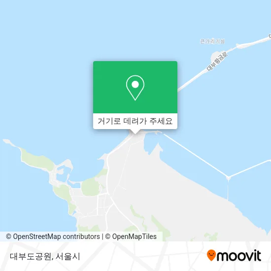 대부도공원 지도