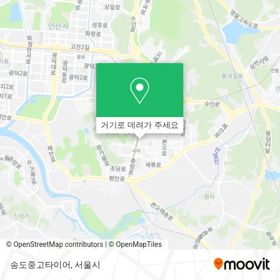 송도중고타이어 지도