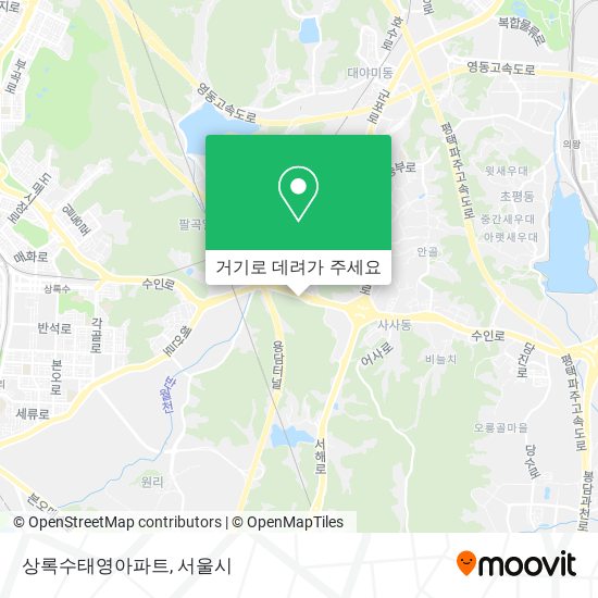 상록수태영아파트 지도