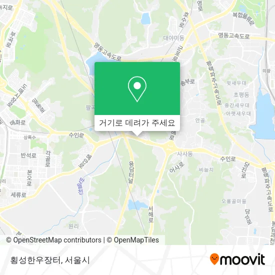 횡성한우장터 지도
