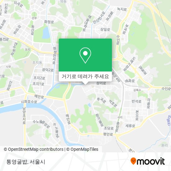 통영굴밥 지도