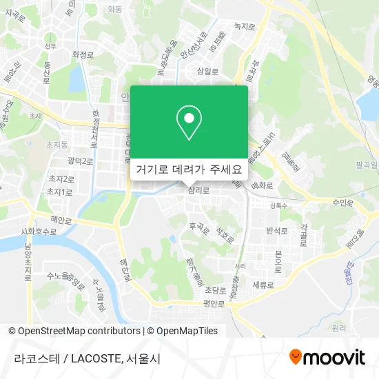 라코스테 / LACOSTE 지도
