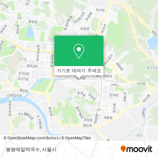 봉평메밀막국수 지도