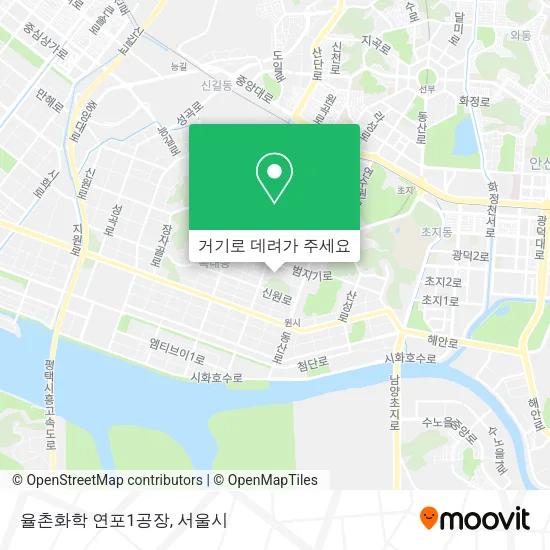 율촌화학 연포1공장 지도
