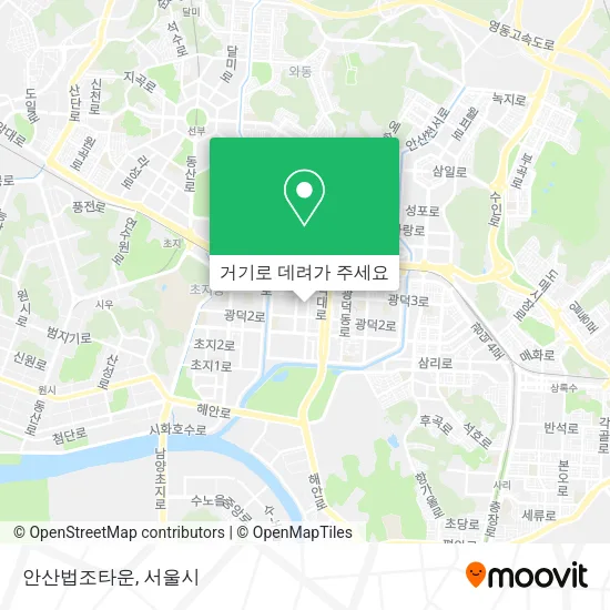 안산법조타운 지도