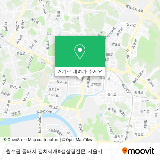 월수금 통돼지 김치찌개&생삼겹전문 지도