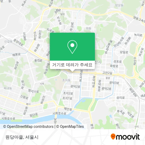 원당마을 지도