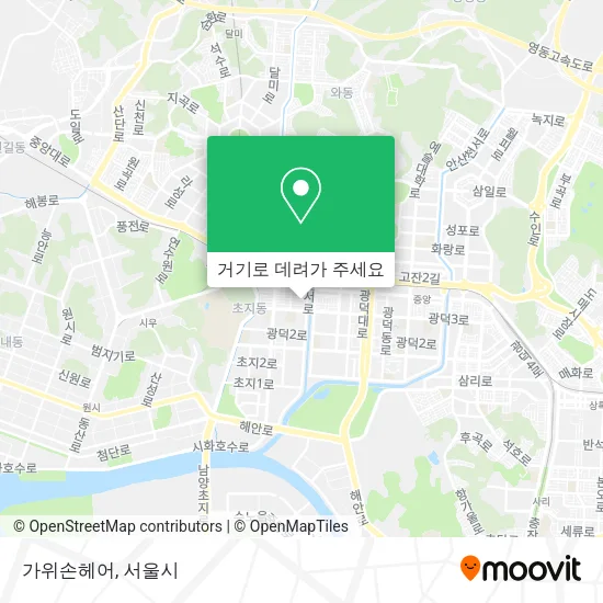 가위손헤어 지도
