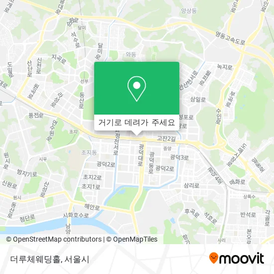 더루체웨딩홀 지도
