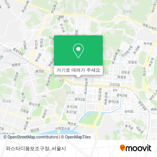 와스타디움보조구장 지도