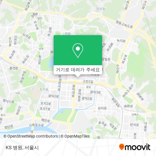 KS 병원 지도