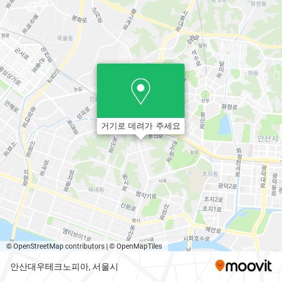 안산대우테크노피아 지도