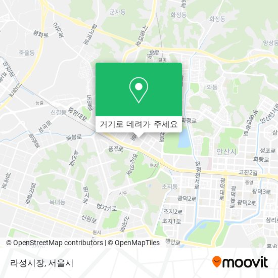 라성시장 지도