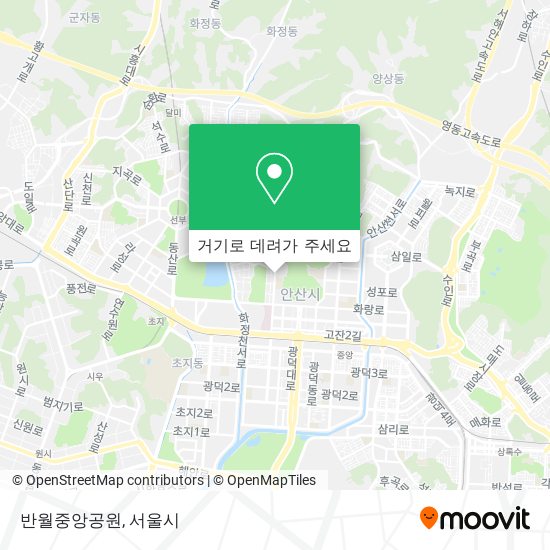 반월중앙공원 지도