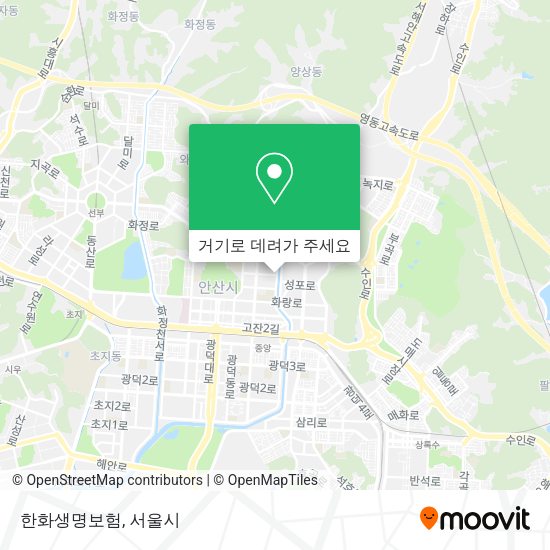 한화생명보험 지도