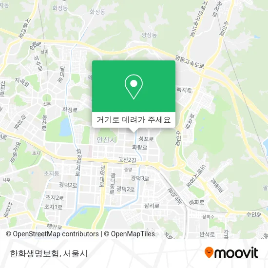 한화생명보험 지도