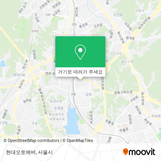 현대오토에버 지도
