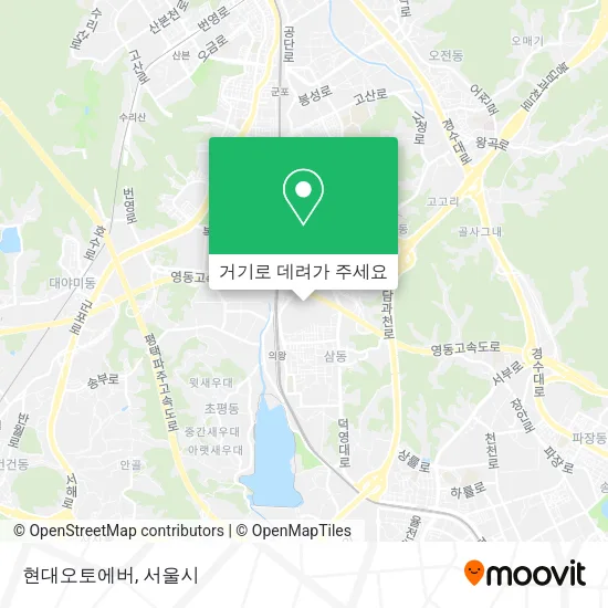 현대오토에버 지도