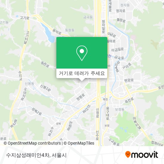 수지삼성래미안4차 지도
