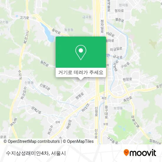 수지삼성래미안4차 지도