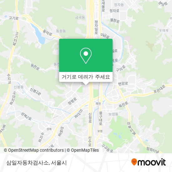삼일자동차검사소 지도