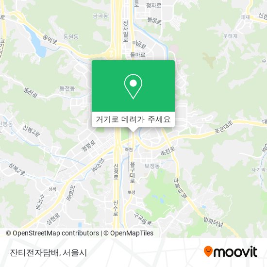잔티전자담배 지도