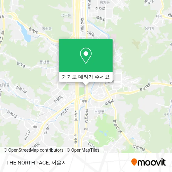 THE NORTH FACE 지도
