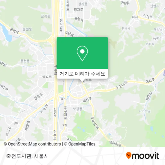 죽전도서관 지도