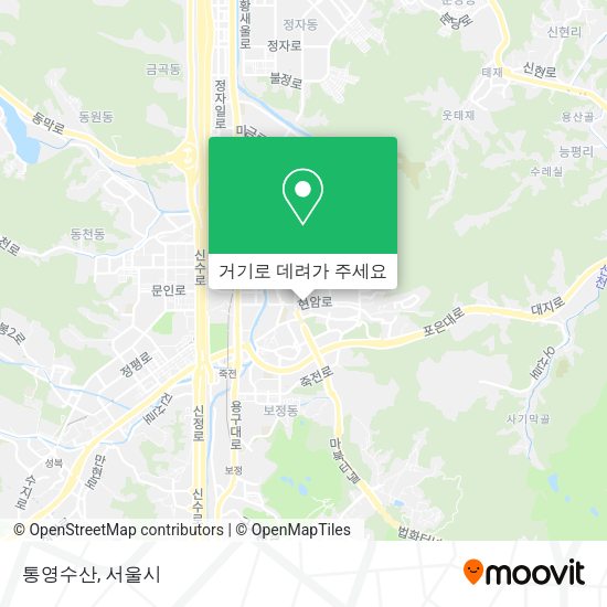 통영수산 지도