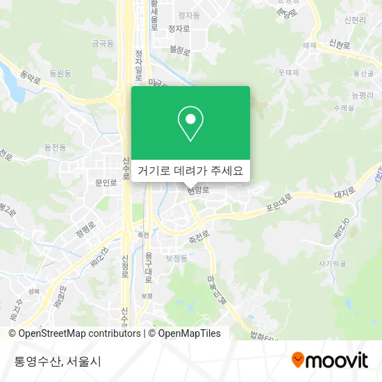 통영수산 지도