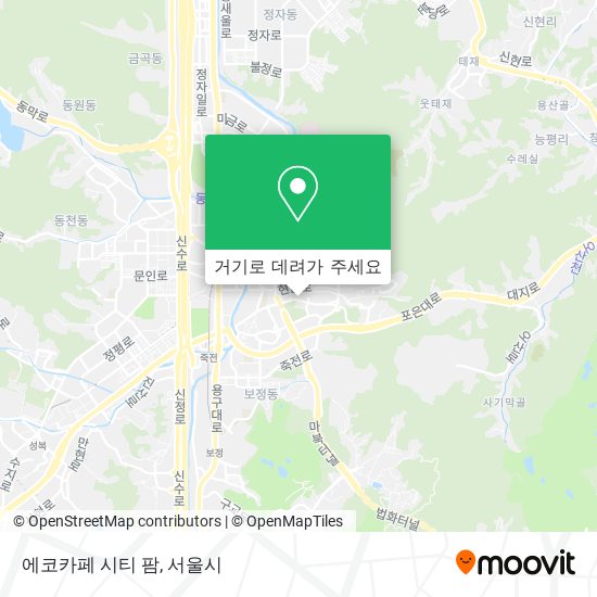 에코카페 시티 팜 지도