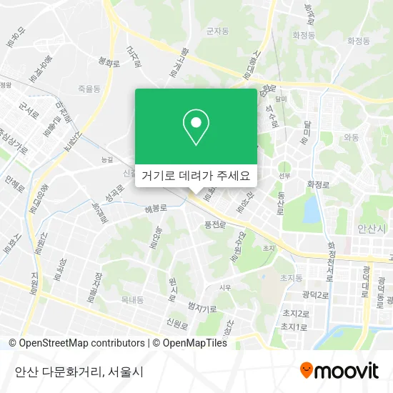안산 다문화거리 지도