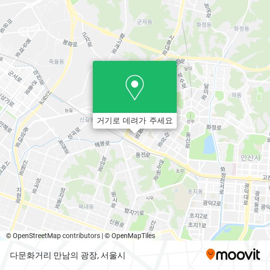 다문화거리 만남의 광장 지도