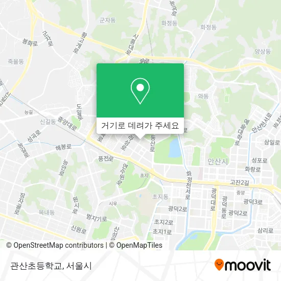 관산초등학교 지도