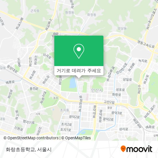 화랑초등학교 지도