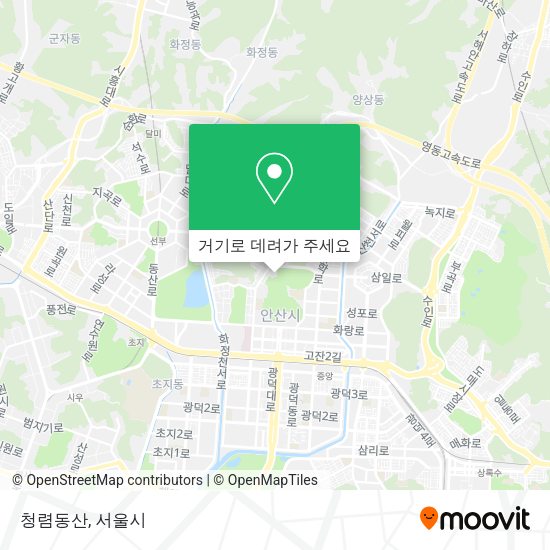 청렴동산 지도