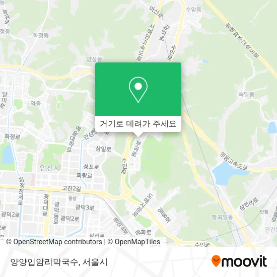 양양입암리막국수 지도