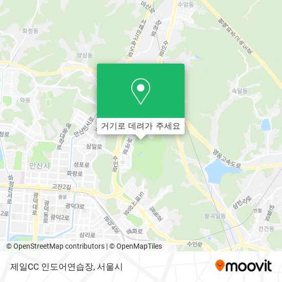 제일CC 인도어연습장 지도