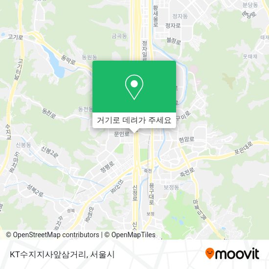 KT수지지사앞삼거리 지도