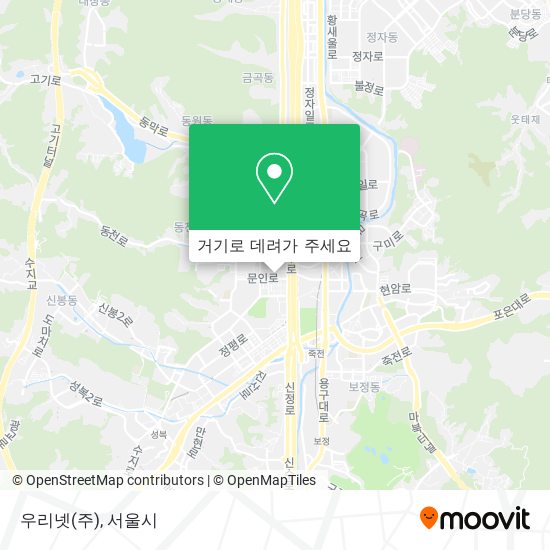 우리넷(주) 지도