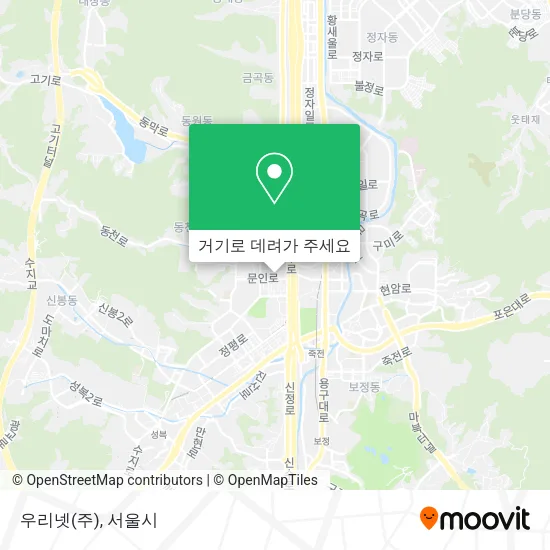 우리넷(주) 지도