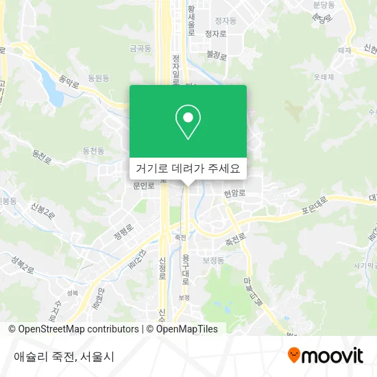 애슐리 죽전 지도