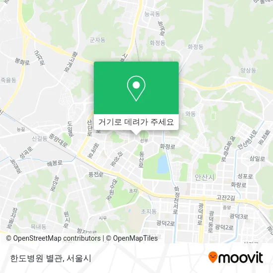 한도병원 별관 지도